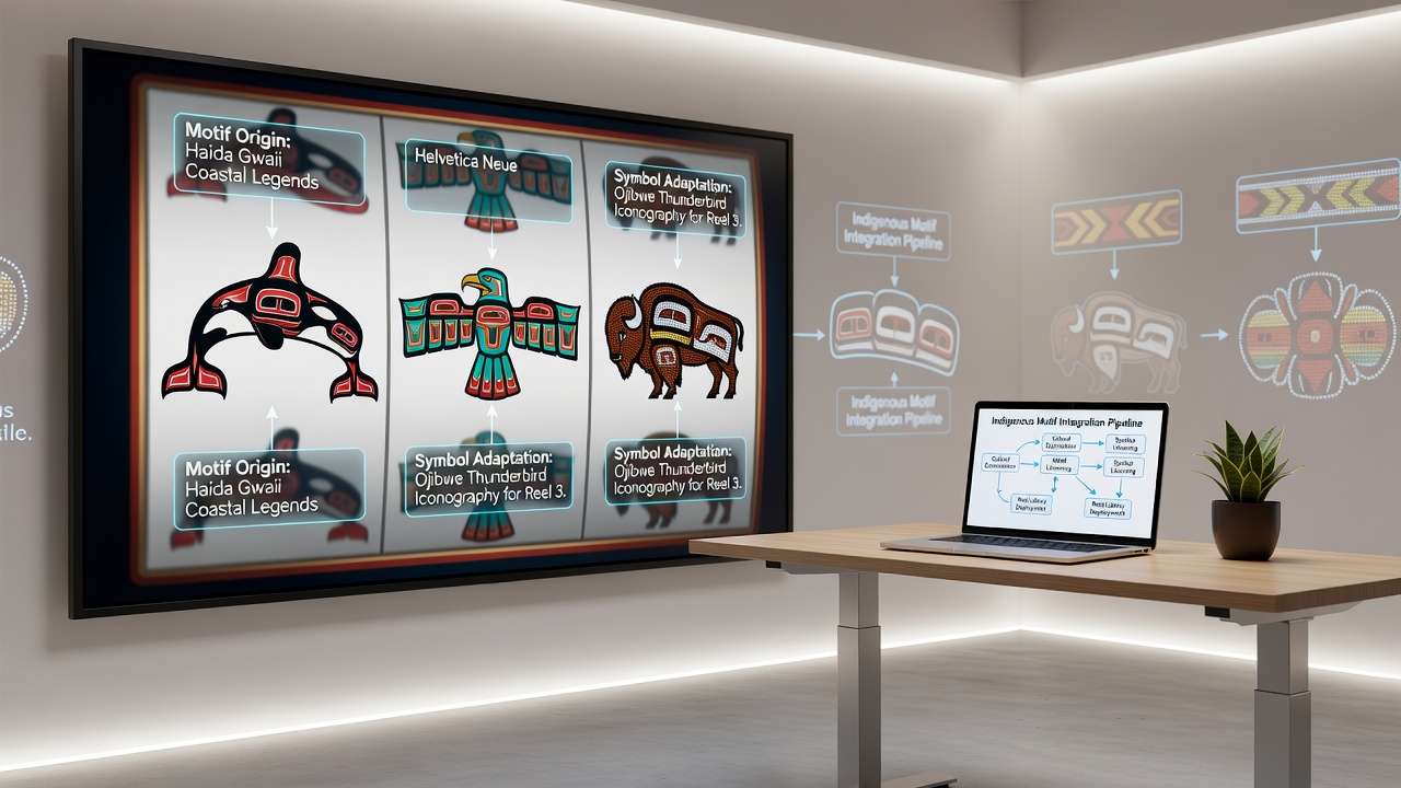 Consultation process for Indigenous motifs in North American virtual gaming libraries